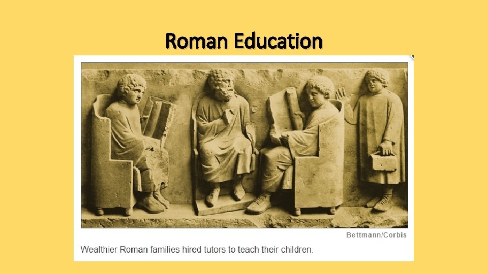 Roman Education 