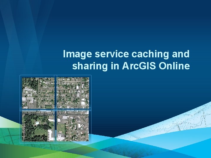 Image service caching and sharing in Arc. GIS Online 