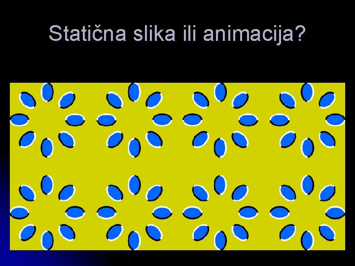 Statična slika ili animacija? 