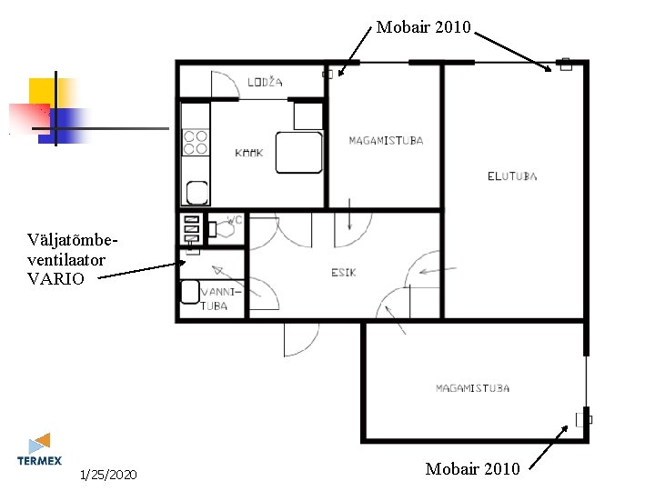 Mobair 2010 Väljatõmbeventilaator VARIO 11/25/2020 Mobair 2010 