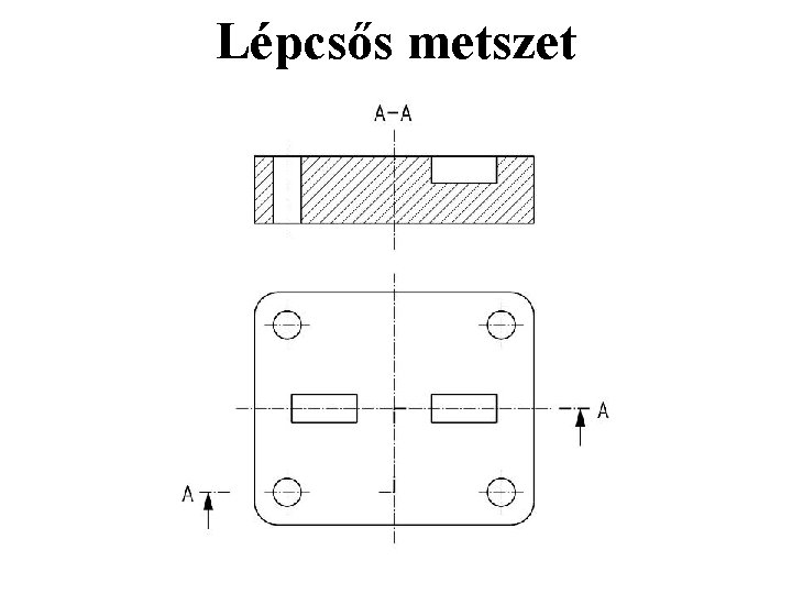 Lépcsős metszet 