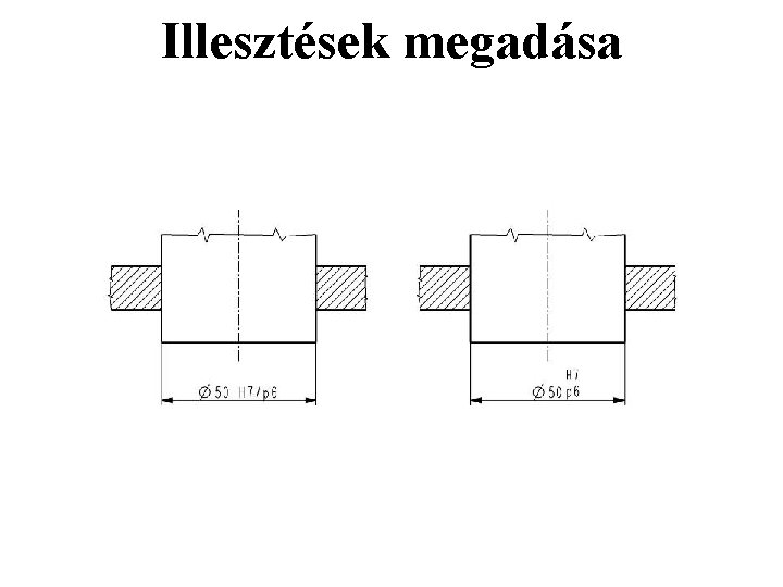 Illesztések megadása 