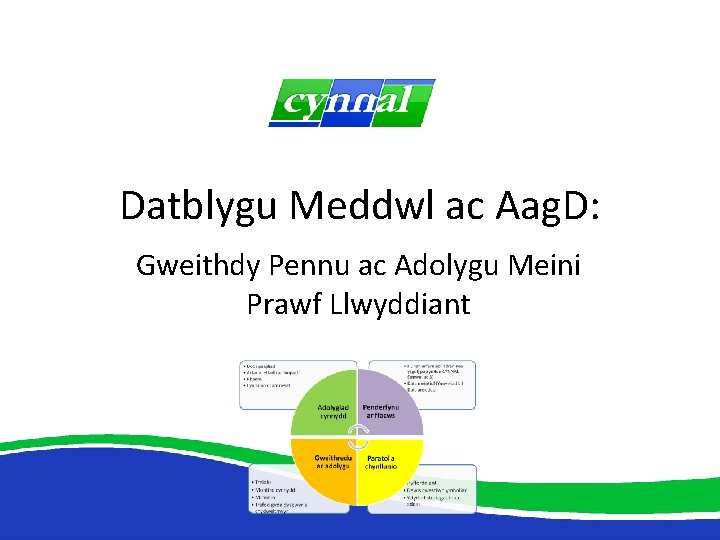 Datblygu Meddwl ac Aag. D: Gweithdy Pennu ac Adolygu Meini Prawf Llwyddiant 