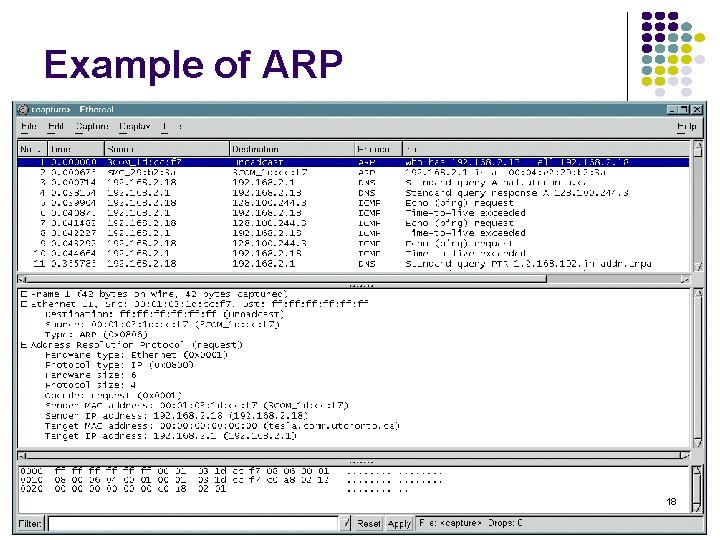 Example of ARP 18 