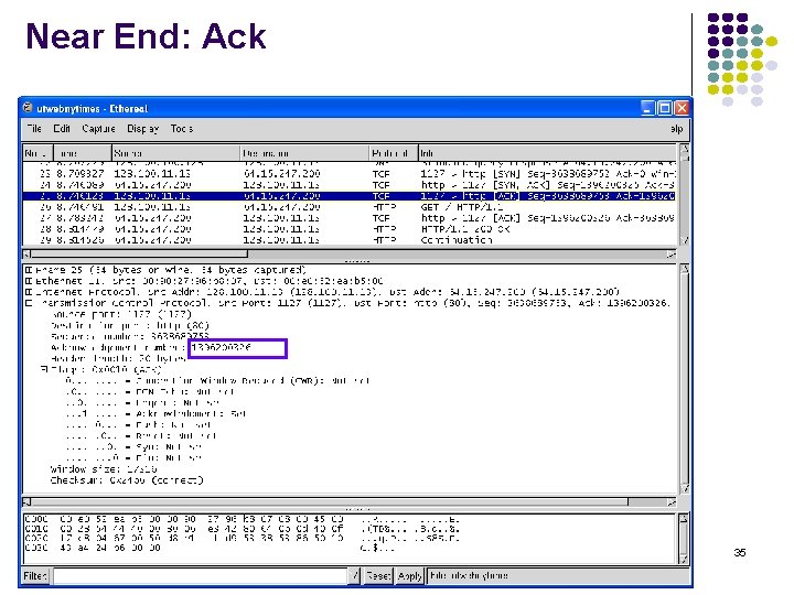 Near End: Ack 35 