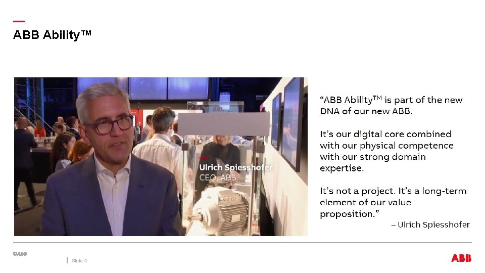 — ABB Ability™ Slide 4 — ABB Ability™ Slide 4