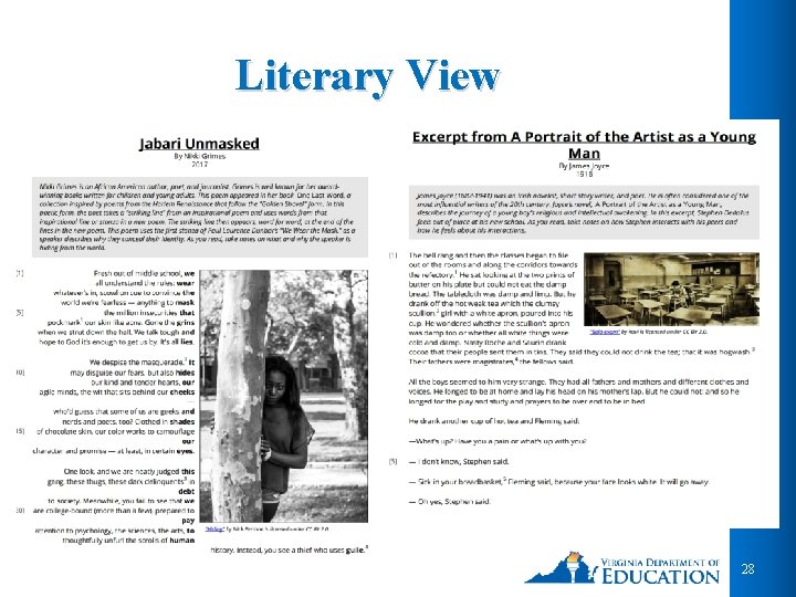 Literary View 28 