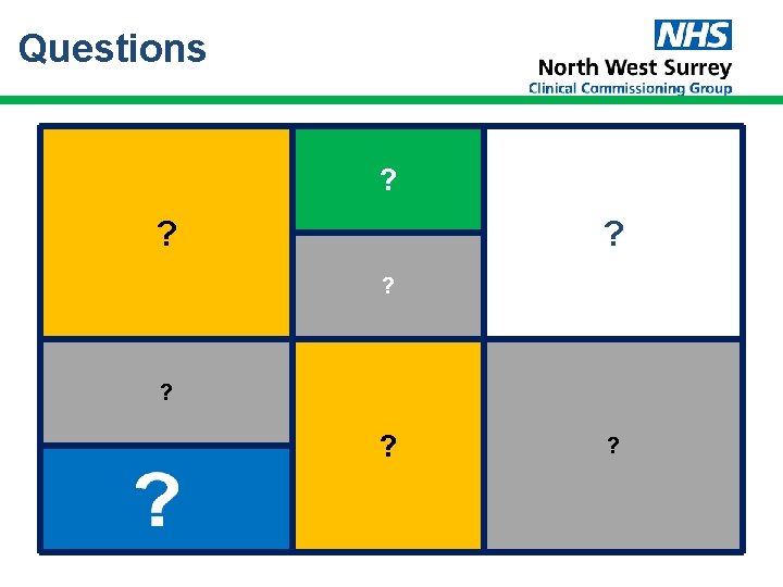 Questions ? ? Questions ? ?