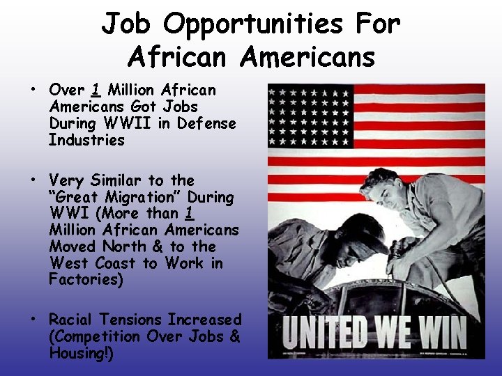 Job Opportunities For African Americans • Over 1 Million African Americans Got Jobs During Job Opportunities For African Americans • Over 1 Million African Americans Got Jobs During