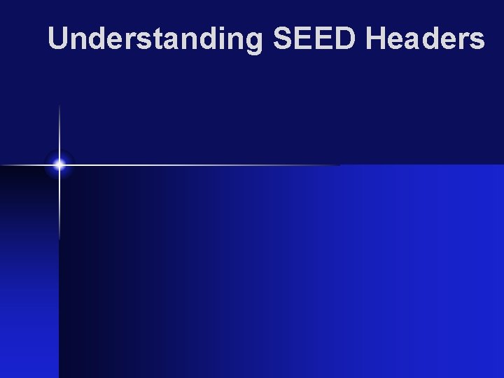 Understanding SEED Headers 