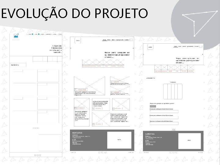 EVOLUÇÃO DO PROJETO 