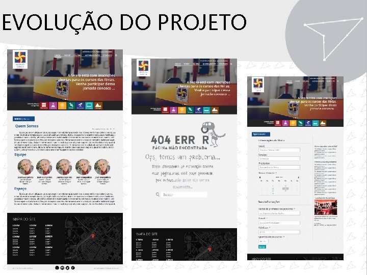 EVOLUÇÃO DO PROJETO 