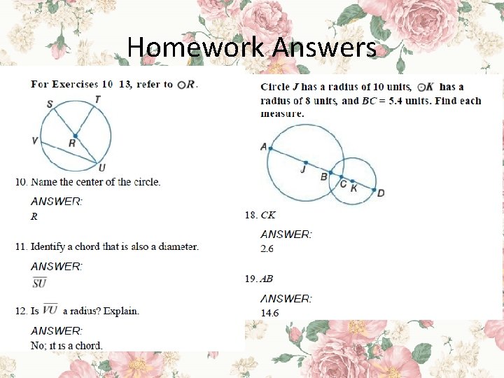 Homework Answers 