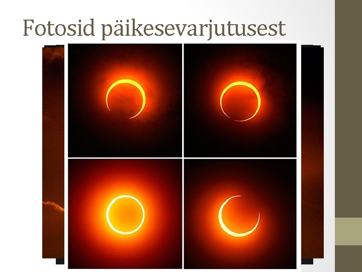 Fotosid päikesevarjutusest 