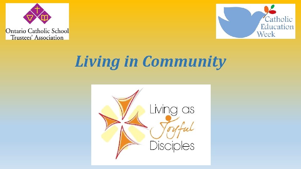 Living in Community Subtitle 