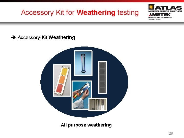 Accessory Kit for Weathering testing Accessory-Kit Weathering All purpose weathering 29 