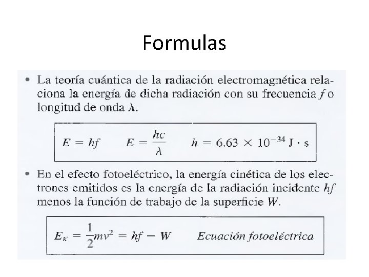 Formulas 