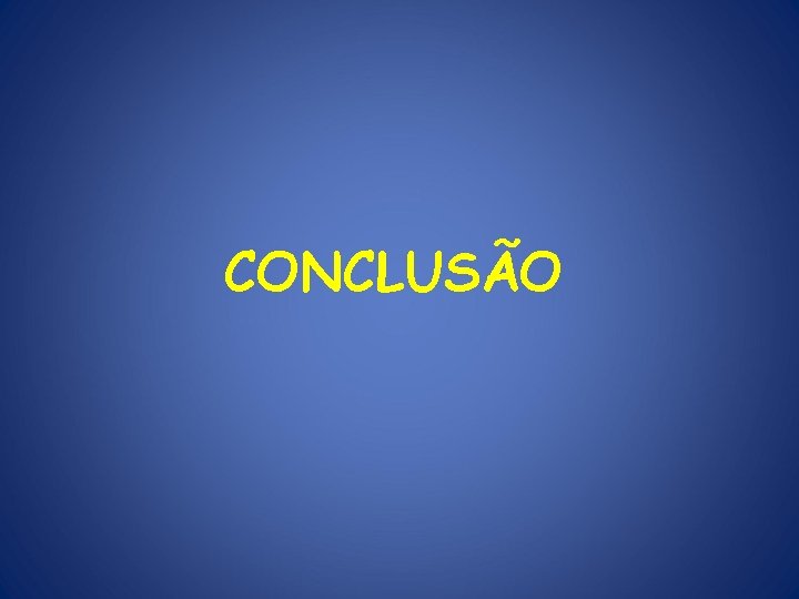 CONCLUSÃO 