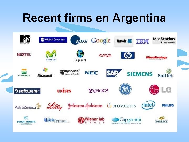 Recent firms en Argentina 