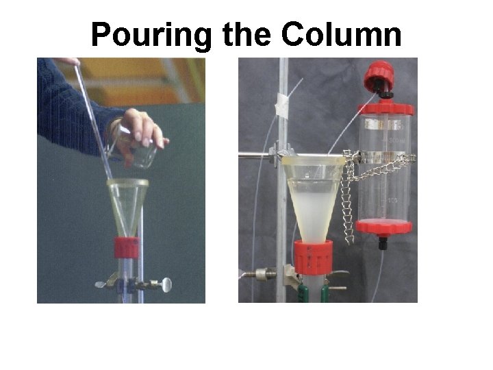 Pouring the Column 