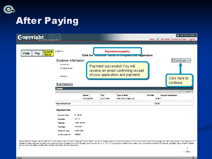 After Paying Payment successful! You will receive an email confirming receipt of your application After Paying Payment successful! You will receive an email confirming receipt of your application