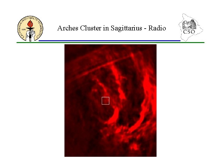 Arches Cluster in Sagittarius - Radio 