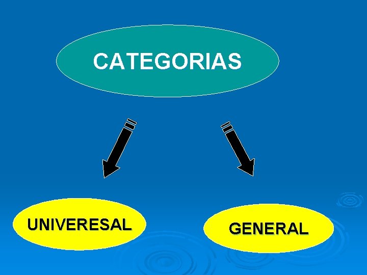 CATEGORIAS UNIVERESAL GENERAL 