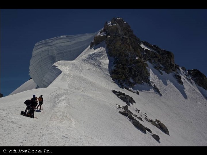 Cima del Mont Blanc du Tacul 