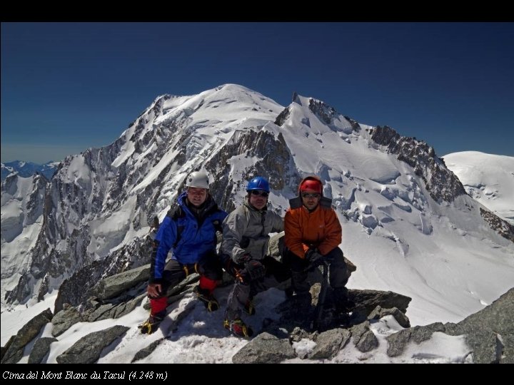 Cima del Mont Blanc du Tacul (4. 248 m) 