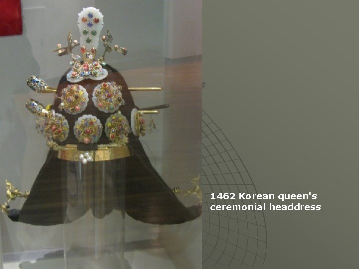 1462 Korean queen's ceremonial headdress 