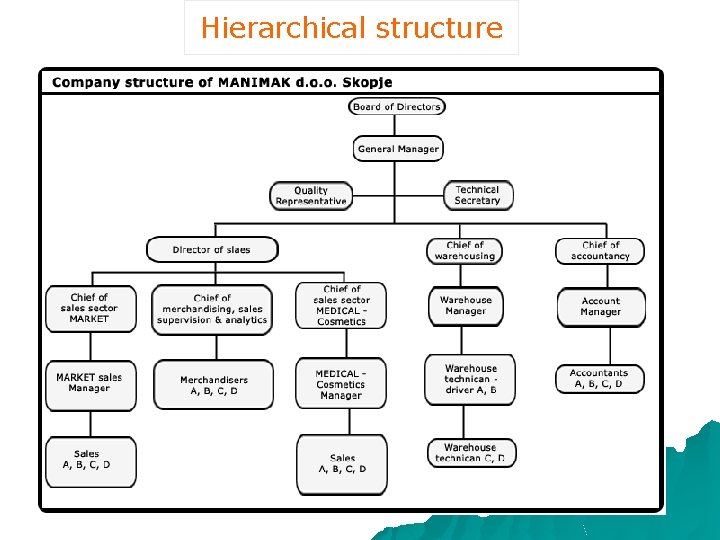 Hierarchical structure 