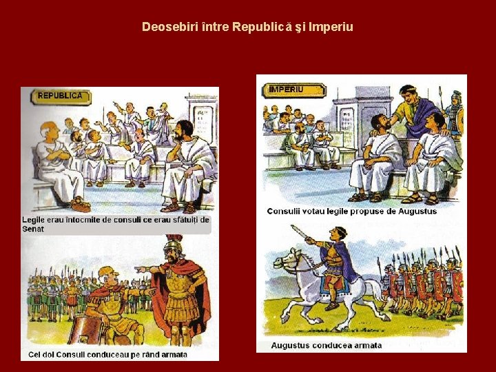 Deosebiri între Republică şi Imperiu 