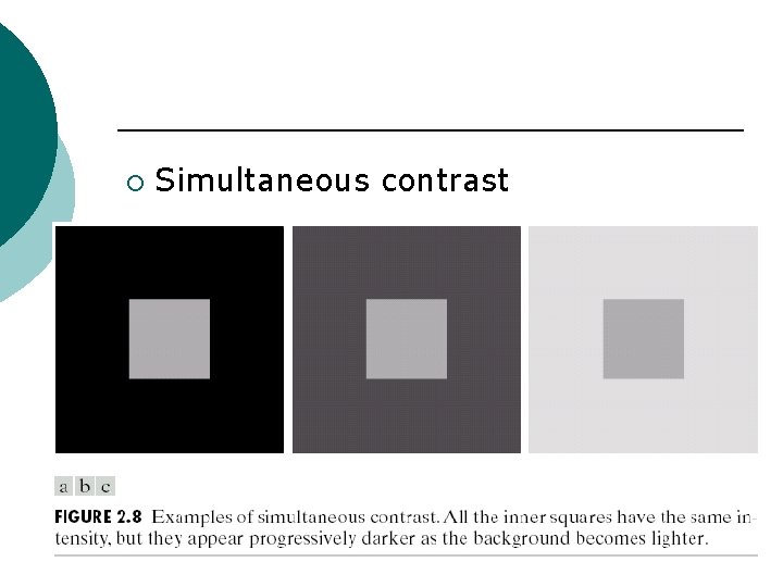 ¡ Simultaneous contrast 