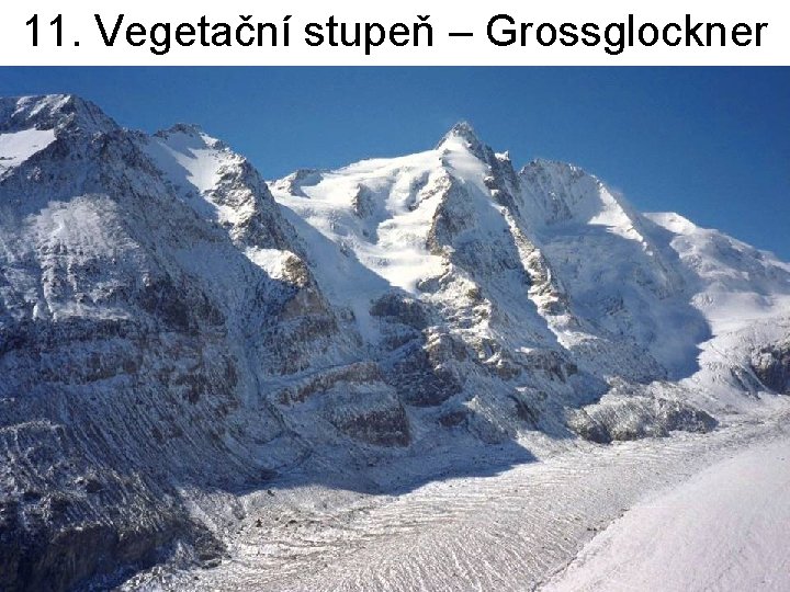 11. Vegetační stupeň – Grossglockner 