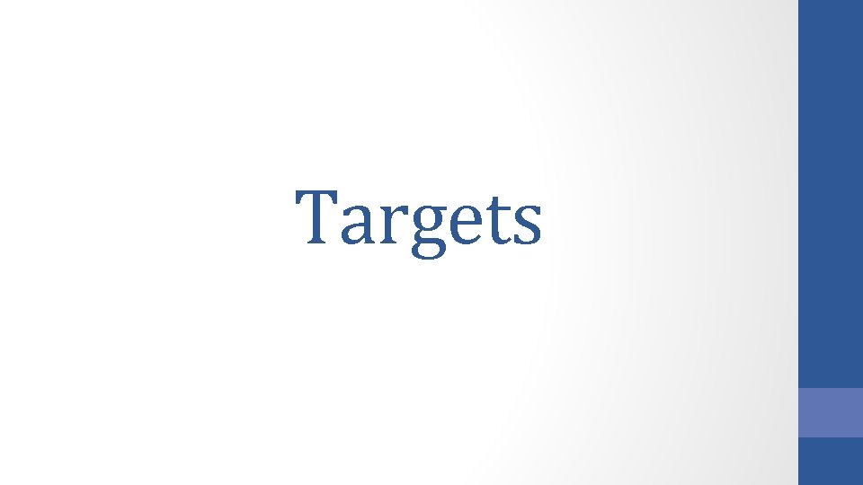 Targets Targets