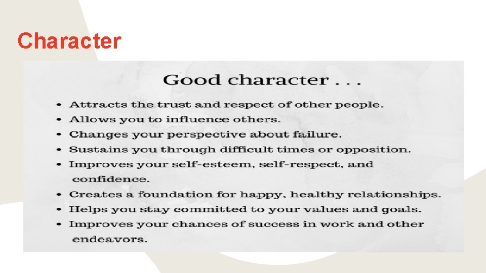 Character 