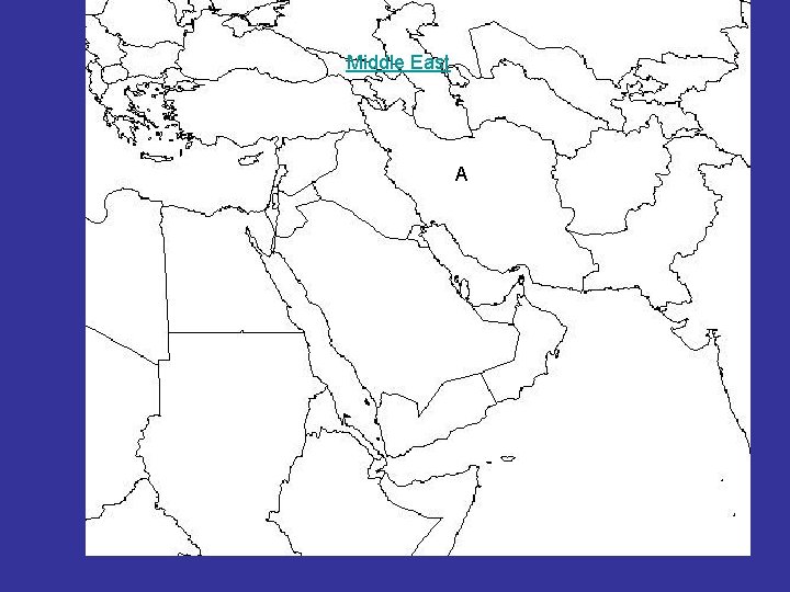 Middle East A 