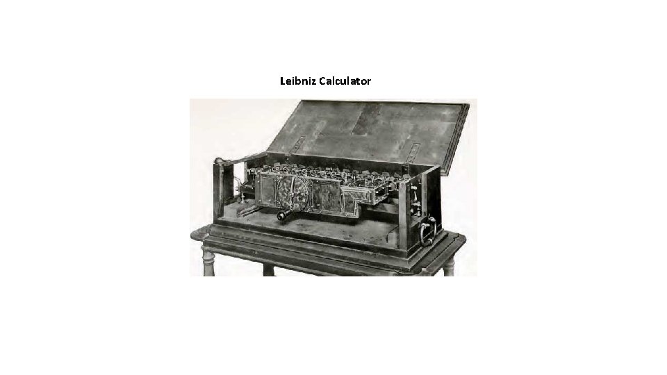 Leibniz Calculator 