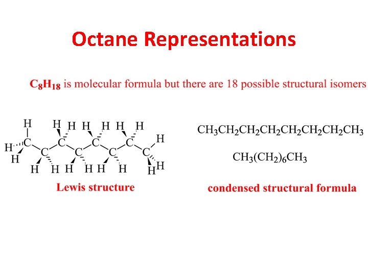 Octane Representations 