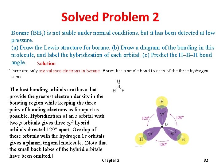 Solved Problem 2 Borane (BH 3) is not stable under normal conditions, but it