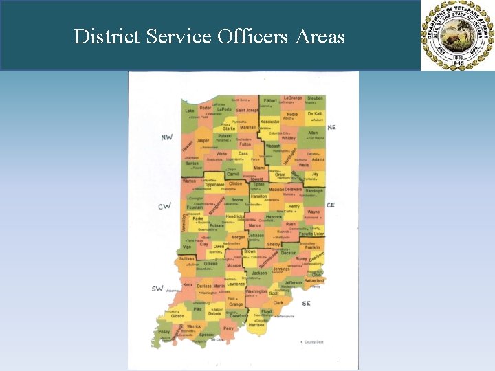 District Service Officers Areas 