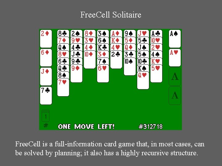 Free. Cell Solitaire Free. Cell is a full-information card game that, in most cases,