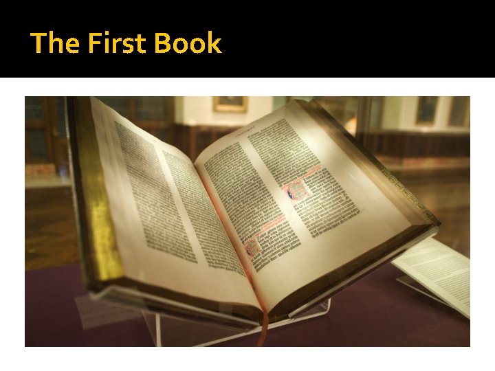 The First Book 
