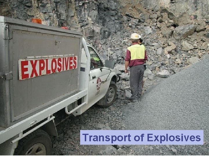 Transport of Explosives 