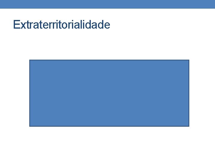 Extraterritorialidade 