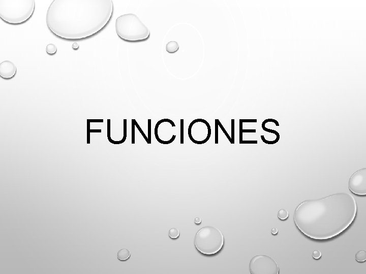 FUNCIONES 