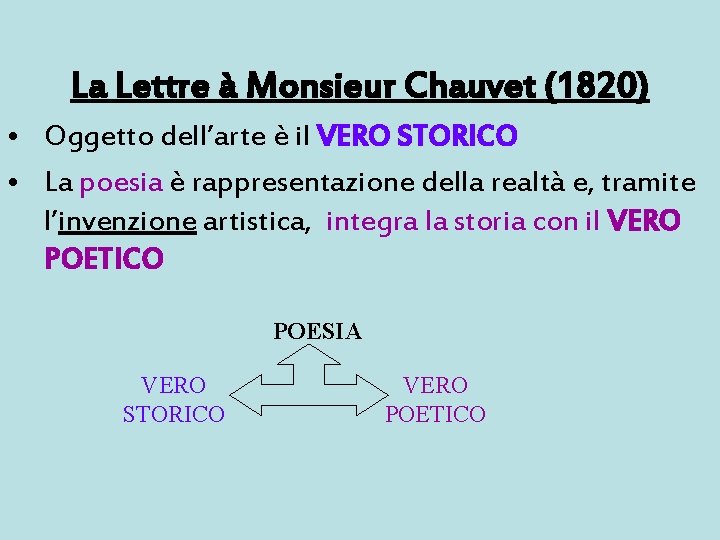 La Lettre à Monsieur Chauvet (1820) • Oggetto dell’arte è il VERO STORICO •