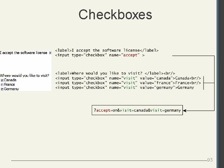 Checkboxes 93 