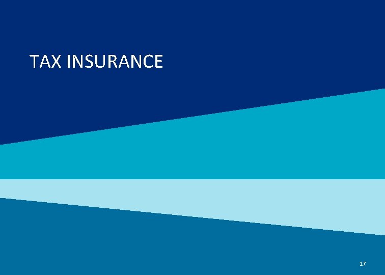 TAX INSURANCE MARSH 17 