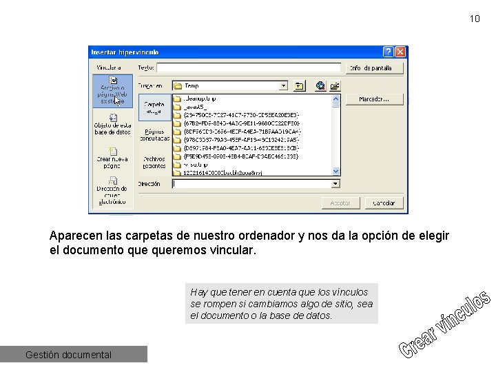 10 Aparecen las carpetas de nuestro ordenador y nos da la opción de elegir